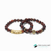 TCC™ Natural Red Tiger Eye Charm Bracelet